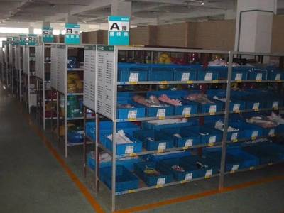 52张别人家车间现场5S管理图例，再对比咱们家的！【智慧工厂】货架篇